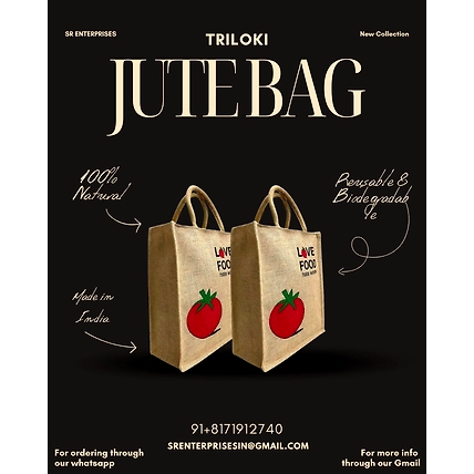 Triloki Classic Tote – Natural, Strong &amp; Stylish-1
