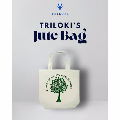 triloki daily use jute bag – #reusable #everydaycarry
