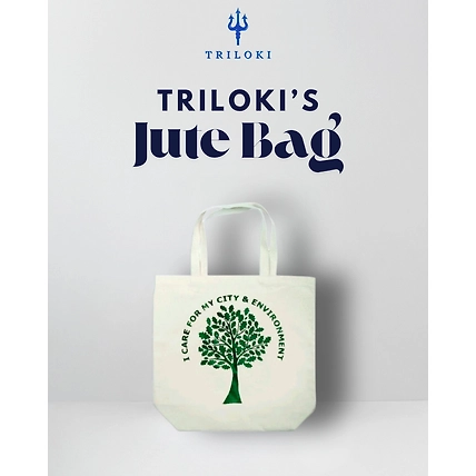 Triloki Daily Use Jute Bag – #Reusable #EverydayCarry-12736981