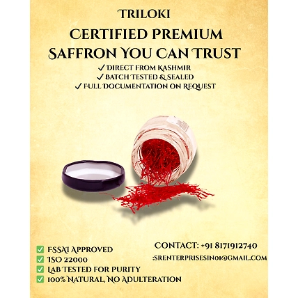 Premium Kashmiri Mogra (Saffron) – Triloki-4
