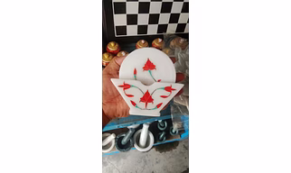 Elegant Round Marble Coaster with Colorful Stone Inlay – Indian Handicraft for Dining & Gifting