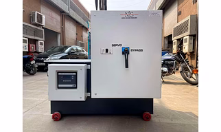 Three phase oil cooled servo voltage stabilizer