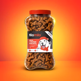 filomilo real chicken dog biscuits - mutton flavour
