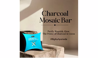 Charcoal Mosaic Bar -75 gm