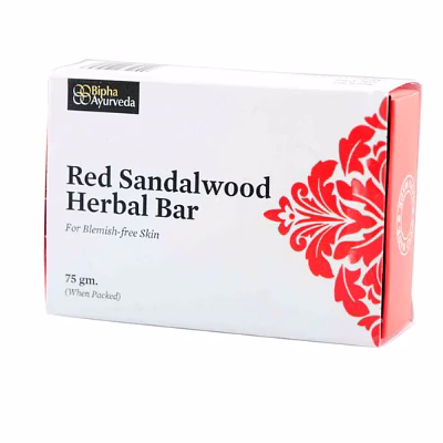 red sandalwood herbal bar -75gm