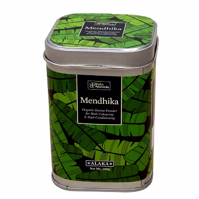 bipha ayurveda alaka mendhika - 100% pure organic herbal henna - natural hair colour