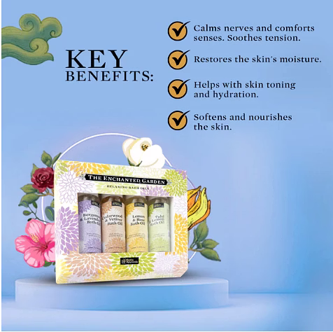 The Enchanted Garden Bath Oil Combo image 4