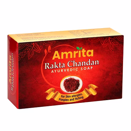 Amrita Rakta Chandana Soap (Pack of 3)-1