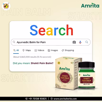 Amrita Shakti Pain Balm (Pack of 3)-1