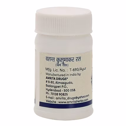 Amrita Vasant Kusumakar Ras - Swarna Rahit (30T)-1