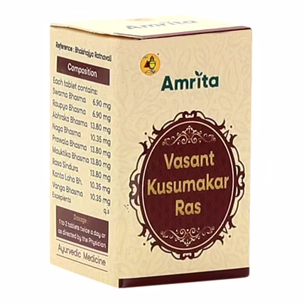 Amrita Vasant Kusumakar Ras Gold (100T)-1