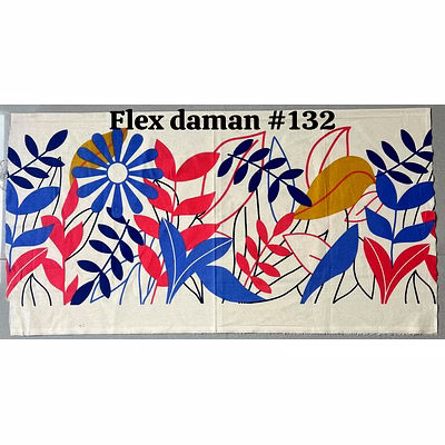 cotton flex daman print