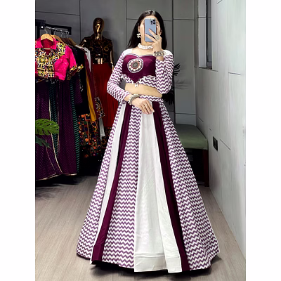 ethnic women pure rayoncotton lehenga sets