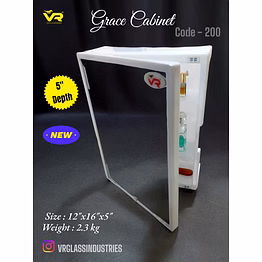vr plastic mirror cabinet -grace