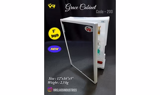Plastic Mirror Cabinet -Grace