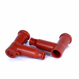 silicone rubber right-angle bushing boot - electrical insulating boot for cable management