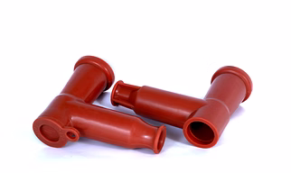 Silicone Rubber Right-Angle Bushing Boot - Electrical Insulating Boot for Cable Management