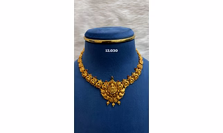 Antique necklace with Lakshmi pendant