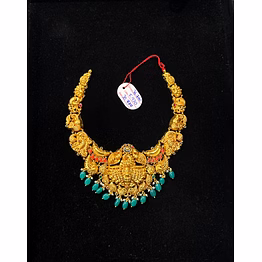 antique necklace with beads
