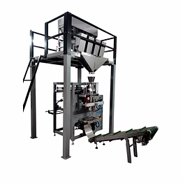 pneumatic pouch packing machine with 4 head linear weigher