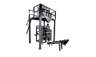 Pneumatic Pouch packing machine with 4 head linear weigher