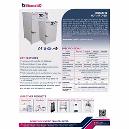 biomatiq hot air oven