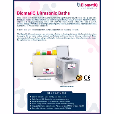 biomatiq chiller sonicator