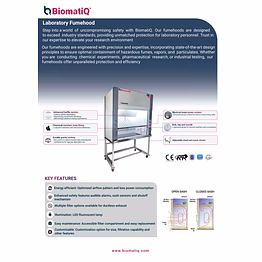 biomatiq laboratory fumehood-digital
