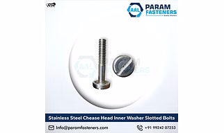 STAINLESS STEEL CHEASE HEAD INNNER WASHER SLOTTED BOLTS