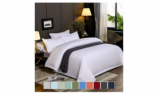 White Stripe Bedsheets