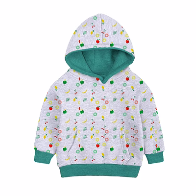kid's printed hoodie