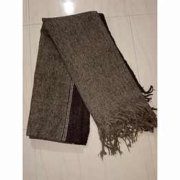 maharashtra handmade woolen blanket (ghongadi)-gray