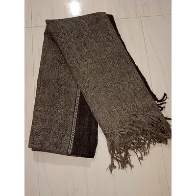 maharashtra handmade woolen blanket (ghongadi)-gray