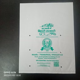 compostable grocery and fruit and vegetable bags