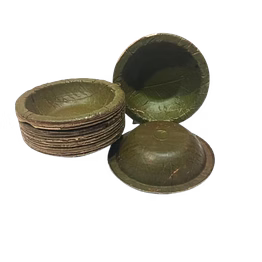 siali 4.5" real green leaf bowl