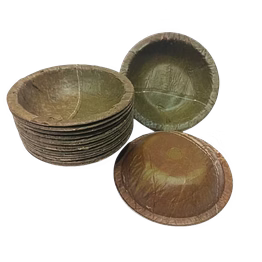 siali 5" real green leaf bowl
