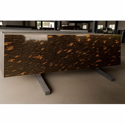 fish gold granite