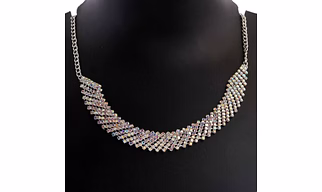 Women’s Indo-Western Drop Dangles Earring With Necklace For Women Fashion Jewellery for women Artificial Earrings and Necklace For women (Silver)