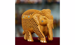Wooden elephant