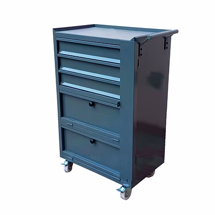 TOOL TROLLEY WITH 3 DRAWERS AND 2 COMPARTMENTS-12741273
