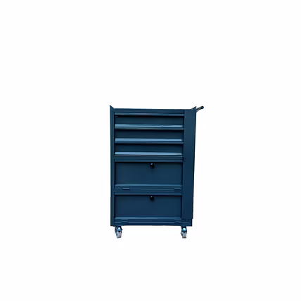 TOOL TROLLEY WITH 3 DRAWERS AND 2 COMPARTMENTS-1