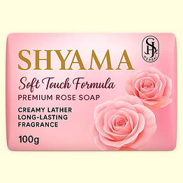 shyama beauty luxury rose soap