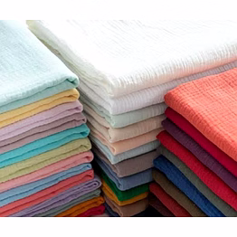 cotton muslin/ double gauze fabrics