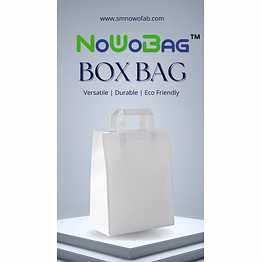nowobag™ - non woven shopping bag (3 side gusset with handle)