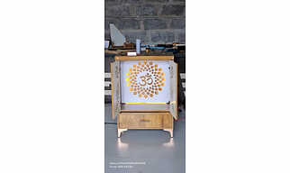CNC cutting design mandir