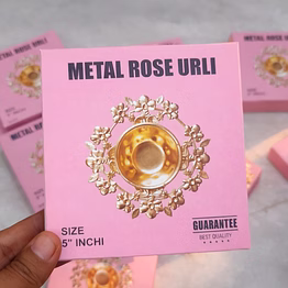 metal rose urli