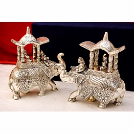 royal elephant howdah showpiece