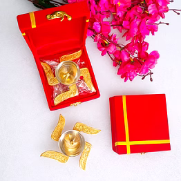 auspicious swastik diya for pooja & festive gifting