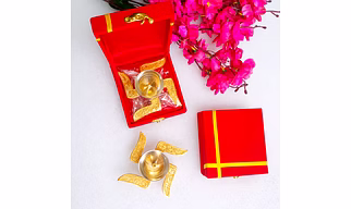 Auspicious Swastik Diya for Pooja & Festive Gifting