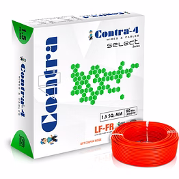 contra-4 single core fr-lf wire 1.5 sqmm 90 mtr